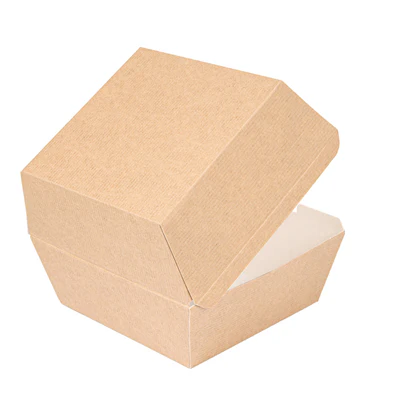 BOÎTES HAMBURGER THEPACK 220 G/M2 14,4x13,6x9,2 CM (L+) NATUREL CARTON NANO-MICRO (500 UNITÉS) - REF. 234.17 - Image 4