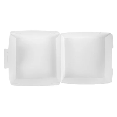 BOÎTES HAMBURGER THEPACK 14,2x13,7x6,1 CM (L) BLANC CARTON NANO-MICRO (500 UNITÉS) - REF. 234.14 - Image 5