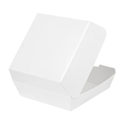BOÎTES HAMBURGER THEPACK 17,6x16,8x7,8 CM (XL WIDER) BLANC CARTON NANO-MICRO (300 UNITÉS) - REF. 234.22 - Image 3