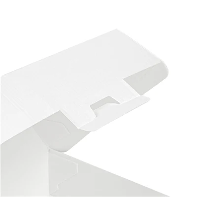 BOÎTES HAMBURGER THEPACK 17,6x16,8x7,8 CM (XL WIDER) BLANC CARTON NANO-MICRO (300 UNITÉS) - REF. 234.22 - Image 4