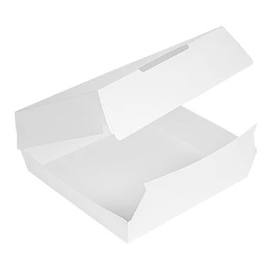 BOÎTES "LARGE LUNCH BOX" THEPACK 23,5x24x8,7 CM BLANC CARTON NANO-MICRO (150 UNITÉS) - REF. 234.35 - Image 2