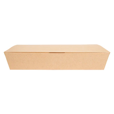 BOÎTES "LUNCH BOX" COUVERCLES THEPACK 1700 ML (54 oz) 27,5x16,5x5 CM NATUREL CARTON NANO-MICRO (240 UNITÉS) - REF. 235.21 - Image 2