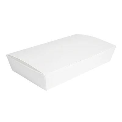 BOÎTES "LUNCH BOX" COUVERCLES THEPACK 1700 ML (54 oz) 27,5x16,5x5 CM BLANC CARTON NANO-MICRO (240 UNITÉS) - REF. 235.22