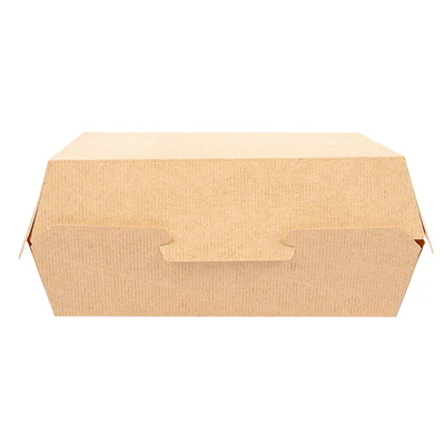 BOÎTES "LUNCH BOX B" THEPACK 22,5x17x8,5 CM NATUREL CARTON NANO-MICRO (300 UNITÉS) - REF. 234.31 - Image 2