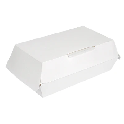 BOÎTES "LUNCH BOX" THEPACK 22x13x7,5 CM BLANC CARTON NANO-MICRO (300 UNITÉS) - REF. 235.07
