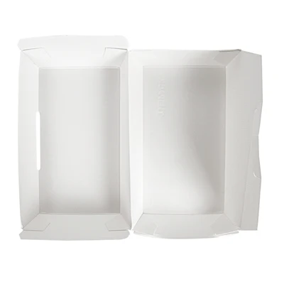 BOÎTES "LUNCH BOX" THEPACK 22x13x7,5 CM BLANC CARTON NANO-MICRO (300 UNITÉS) - REF. 235.07 - Image 4