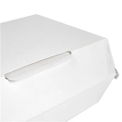 BOÎTES "LUNCH BOX" THEPACK 22x13x7,5 CM BLANC CARTON NANO-MICRO (300 UNITÉS) - REF. 235.07 - Image 6