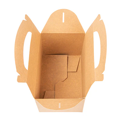 BOÎTES MENU ENFANT 250 G/M2 15,50x10,50x17,50 CM NATUREL KRAFT (300 UNITÉS) - REF. 233.51 - Image 4