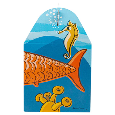 BOÎTES MENU ENFANT FOND DE LA MER 'FONDO DEL MAR' 320 G/M2 15,50x10,50x17,50 CM QUADRICHROMIE CARTON (300 UNITÉS) - REF. 221.48 - Image 3