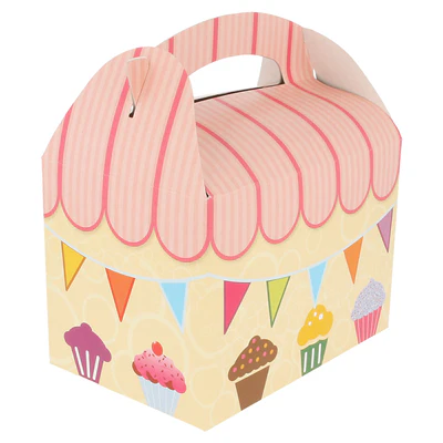 BOÎTES MENU ENFANT 'PARTY' 320 G/M2 15,50x10,50x17,50 CM QUADRICHROMIE CARTON (300 UNITÉS) - REF. 210.54