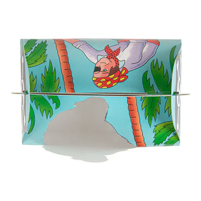 BOÎTES MENU ENFANT PIRATES 'PIRATAS' 320 G/M2 15,50x10,50x17,50 CM QUADRICHROMIE CARTON (300 UNITÉS) - REF. 137.34 - Image 3