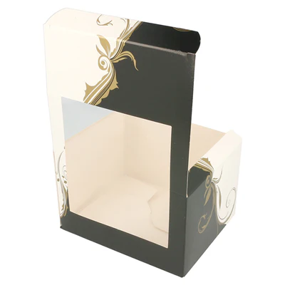 BOÎTES PÂTISSERIES AVEC FENÊTRE THEPACK 'CLASSIC' 11x13x8 CM BLANC CARTON NANO-MICRO (800 UNITÉS) - REF. 204.74 - Image 4