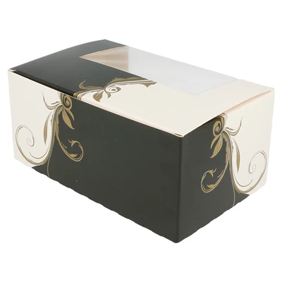 BOÎTES PÂTISSERIESAVEC FENÊTRE THEPACK 'CLASSIC' 18x11x8 CM BLANC CARTON NANO-MICRO (400 UNITÉS) - REF. 204.75 - Image 2