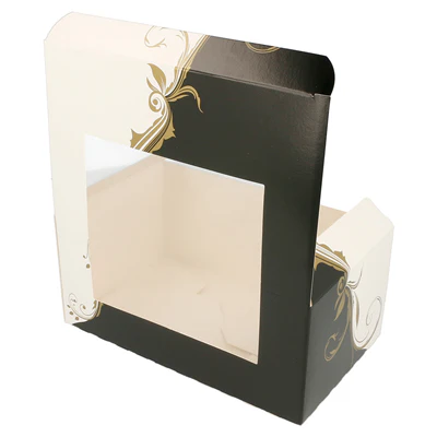 BOÎTES PÂTISSERIESAVEC FENÊTRE THEPACK 'CLASSIC' 18x11x8 CM BLANC CARTON NANO-MICRO (400 UNITÉS) - REF. 204.75 - Image 4