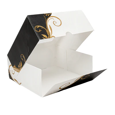 BOÎTES PATISSERIES AVEC FENÊTRE THEPACK 'CLASSIC' 18x18x7,5 CM BLANC CARTON NANO-MICRO (200 UNITÉS) - REF. 204.69 - Image 4