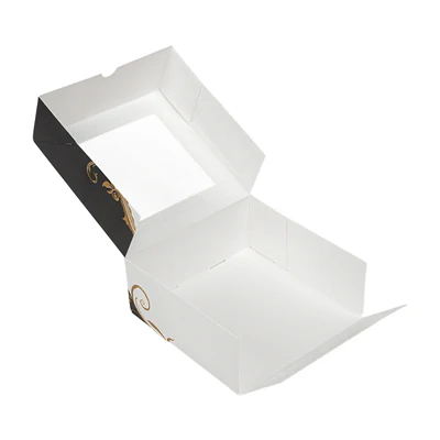 BOÎTES PATISSERIES AVEC FENÊTRE THEPACK 'CLASSIC' 18x18x7,5 CM BLANC CARTON NANO-MICRO (200 UNITÉS) - REF. 204.69 - Image 5