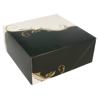 BOÎTES PATISSERIES SANS FENÊTRE THEPACK 'CLASSIC' 250 G/M2 18x18x7,5 CM BLANC CARTON NANO-MICRO (200 UNITÉS) - REF. 204.64 - Image 2
