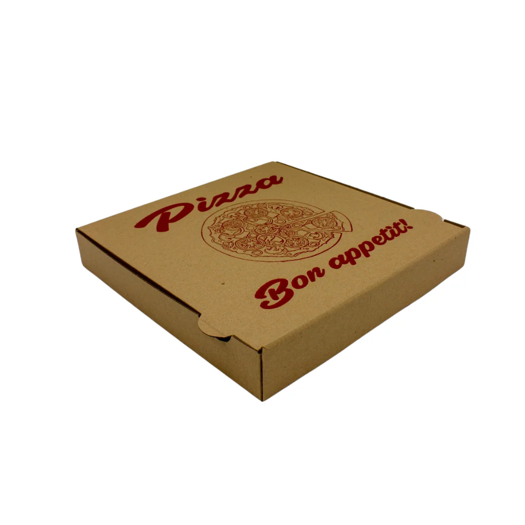 Boîtes pizza Kraft personnalisées (Grandes tailles)