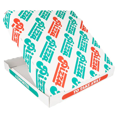BOÎTES À PIZZA 100% VIERGES 340 G/M2 29x29x3,5 CM BLANC CARTON MICROCANAL (100 UNITÉS) - REF. 255.63 - Image 3