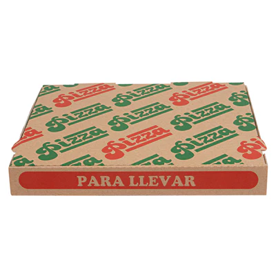 BOÎTES PIZZA 24x24x3 CM NATUREL CARTON MICROCANAL (100 UNITÉS) - REF. 262.41 - Image 3