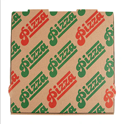BOÎTES PIZZA 24x24x3 CM NATUREL CARTON MICROCANAL (100 UNITÉS) - REF. 262.41 - Image 4