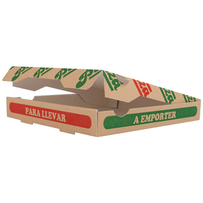 BOÎTES PIZZA 26x26x3,8 CM NATUREL CARTON MICROCANAL (100 UNITÉS) - REF. 235.33 - Image 5