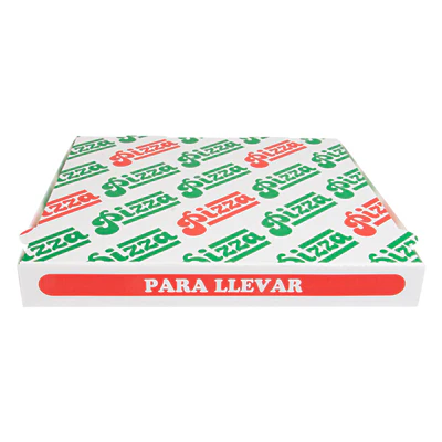 BOÎTES PIZZA 32x32x3,8 CM BLANC CARTON MICROCANAL (100 UNITÉS) - REF. 235.36 - Image 3