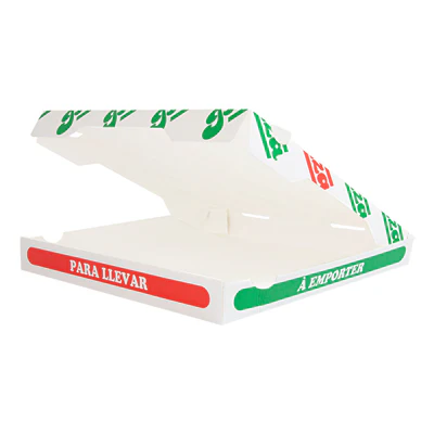 BOÎTES PIZZA 32x32x3,8 CM BLANC CARTON MICROCANAL (100 UNITÉS) - REF. 235.36 - Image 5