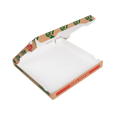 BOÎTES PIZZA 33x33x3,8 CM NATUREL CARTON MICROCANAL (100 UNITÉS) - REF. 235.39 - Image 4