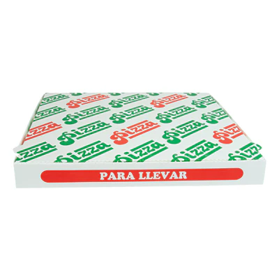 BOÎTES PIZZA 36x36x4 CM BLANC CARTON MICROCANAL (100 UNITÉS) - REF. 235.40 - Image 3