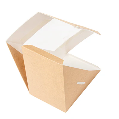 BOÎTES SANDWICH TRIPLE AVEC FENÊTRE THEPACK 12,4x12,4x8,3 CM NATUREL CARTON NANO-MICRO + OPP (500 UNITÉS) - REF. 253.54 - Image 3