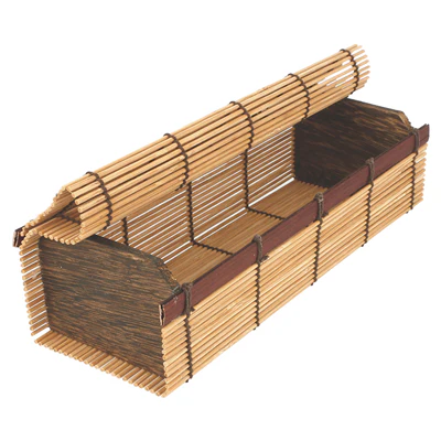 BOÎTES SUSHI BAMBOO 23x8x6 CM NATUREL BAMBOU (24 UNITÉS) - REF. 165.59