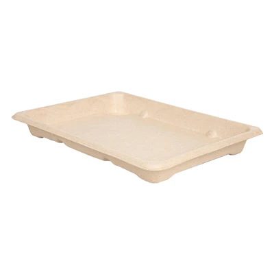 BOÎTES SUSHI BIONIC 18,5x13x1,5 CM NATUREL BAGASSE (800 UNITÉS) - REF. 212.95 - Image 2