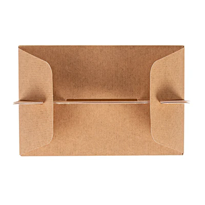 BOÎTES TRANSPORT DE REPAS THEPACK 18x12x9 CM NATUREL CARTON NANO-MICRO (100 UNITÉS) - REF. 235.09 - Image 3