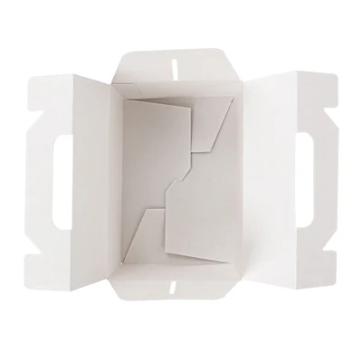 BOÎTES TRANSPORT DE REPAS THEPACK 18x12x9 CM NATUREL CARTON NANO-MICRO (100 UNITÉS) - REF. 235.09 - Image 4