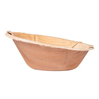 BOL OVALE COURBE ARECA 110 ML 12x8,6x5 CM NATUREL ARECA (200 UNITÉS) - REF. 250.46 - Image 2