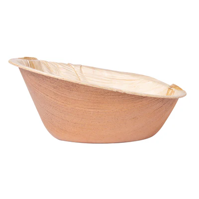 BOL OVALE COURBE ARECA 160 ML 14x10x6,4 CM NATUREL ARECA (200 UNITÉS) - REF. 250.47 - Image 2