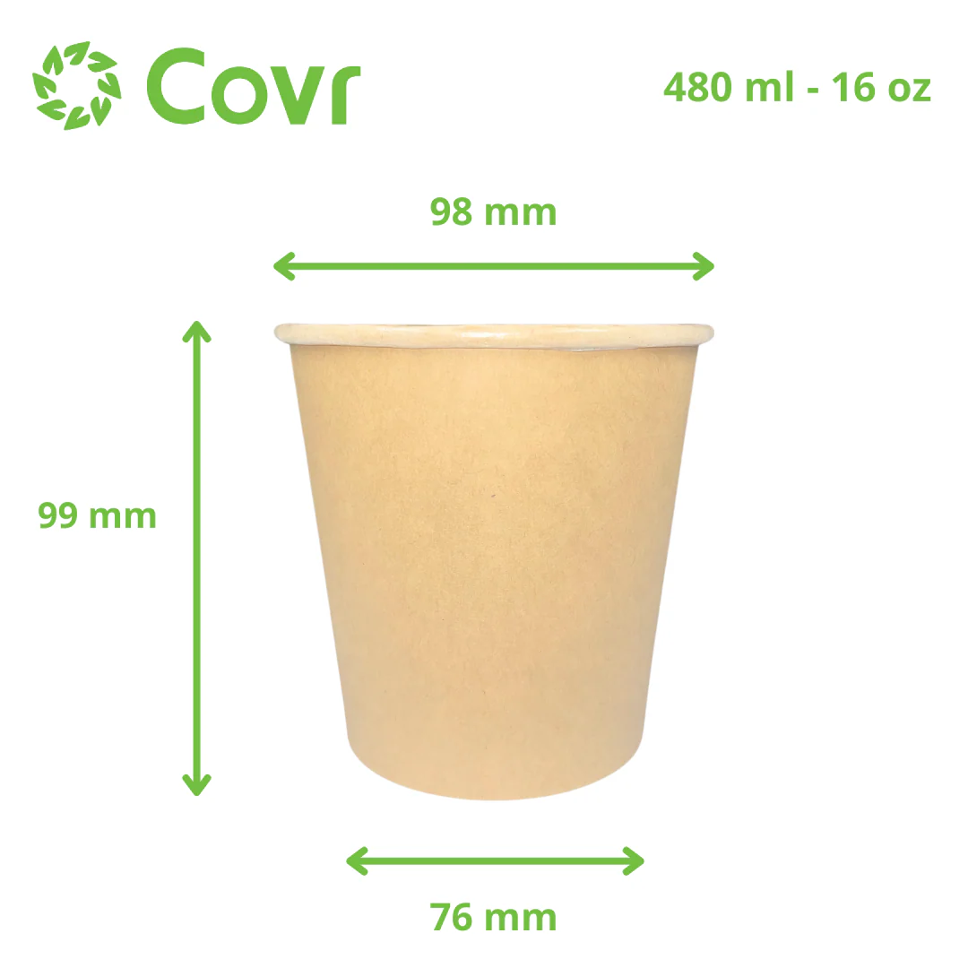 Bol soupe 480 ml - 16 oz - Image 2