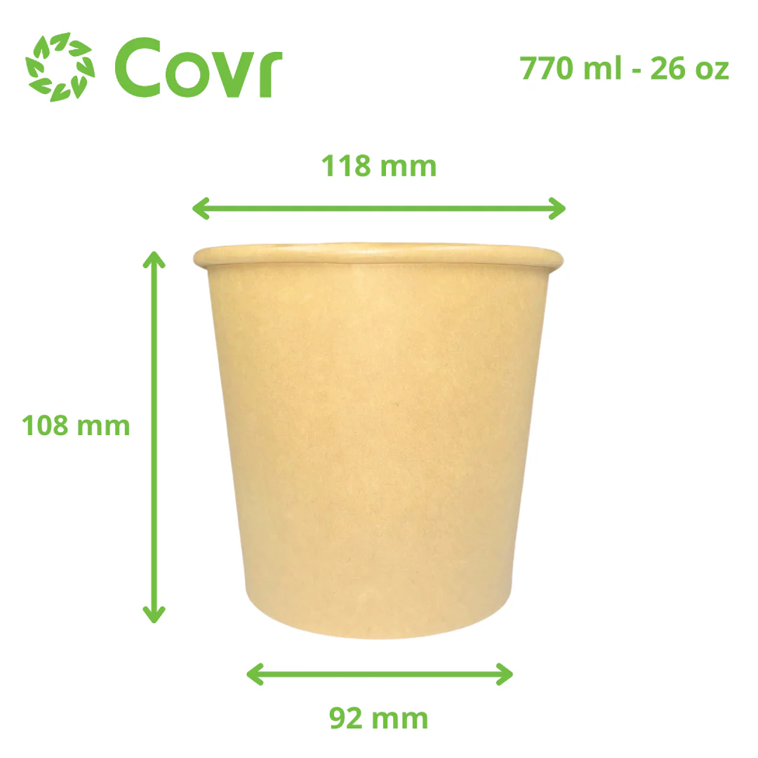 Bol soupe 770 ml - 26 oz - Image 2