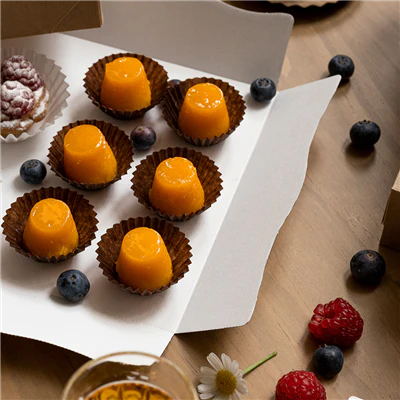 CAPSULES PETIT FOURS 50 G/M2 Ø 2,4x2 CM CACAO PARCH.INGRAISSABLE (500 UNITÉS) - REF. 184.85 - Image 2