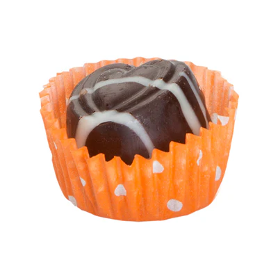 CAPSULES 'PETITS FOURS - POLKA' 50 G/M2 Ø 2,5x1,6 CM ASSORTI PARCH.INGRAISSABLE (1000 UNITÉS) - REF. 198.01 - Image 2