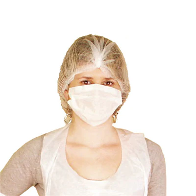 CHARLOTTES POUR CHEVEUX 40x16x16 CM BLANC AIRLAID (100 UNITÉS) - REF. 155.25