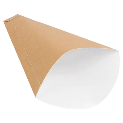 CÔNES 'CRÊPES' 300 G/M2 12x2,5x19 CM NATUREL KRAFT (2000 UNITÉS) - REF. 097.72 - Image 3