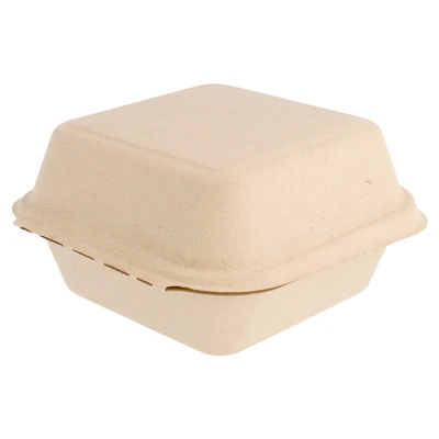 COQUILLES HAMBURGER BIONIC 450 ML 15,2x15x8,4 CM NATUREL BAGASSE (600 UNITÉS) - REF. 149.20 - Image 2