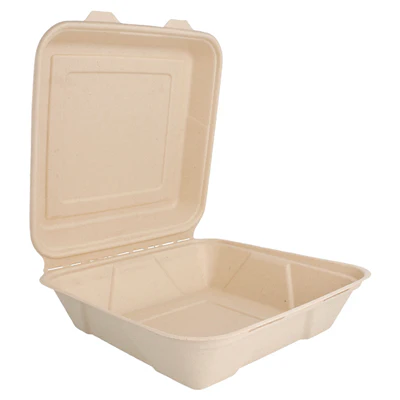 COQUILLES "L" BIONIC 1300 ML 22,5x22,5x7,5 CM NATUREL BAGASSE (200 UNITÉS) - REF. 150.44 - Image 3