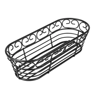 CORBEILLES ALLONGÉES ARTINOX 22,8x9,3x6,4 CM NOIR ACIER (1 UNITÉS) - REF. 161.43