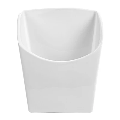 BOÎTES À FRITES L AKALA 13,3x9,4x14,6 CM BLANC PORCELAINE (6 UNITÉS) - REF. 260.57 - Image 2