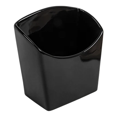 BOÎTES À FRITES S AKALA 12,4x6,5x12,7 CM NOIR PORCELAINE (6 UNITÉS) - REF. 260.63