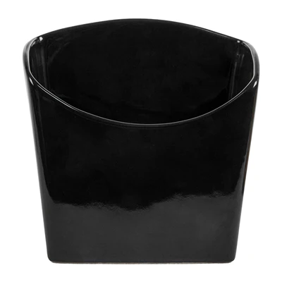 BOÎTES À FRITES S AKALA 12,4x6,5x12,7 CM NOIR PORCELAINE (6 UNITÉS) - REF. 260.63 - Image 2
