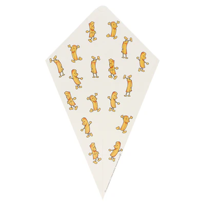 CORNETS AVEC LANGUETTES THEPACK 'CHIPS' 250 G 16,5x27 CM BLANC CARTON NANO-MICRO (1200 UNITÉS) - REF. 230.18 - Image 2